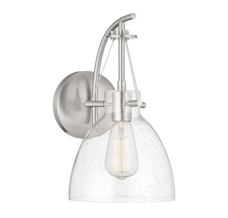 Savoy House 9-7005-1-SN One Light Wall Sconce, Satin Nickel