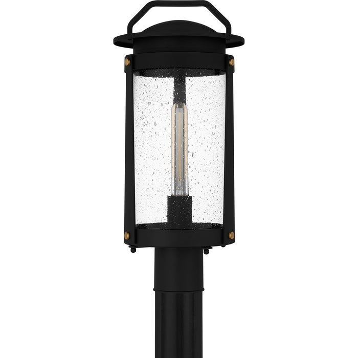 Quoizel CLI9009EK One Light Outdoor Post Mount, Earth Black