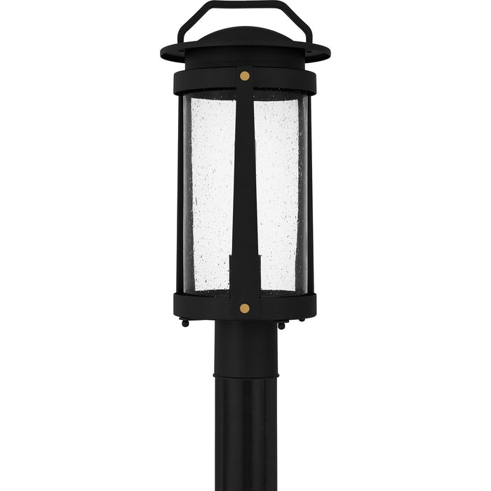 Quoizel CLI9009EK One Light Outdoor Post Mount, Earth Black