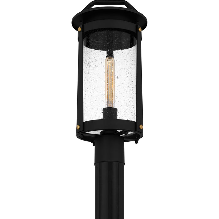 Quoizel CLI9009EK One Light Outdoor Post Mount, Earth Black