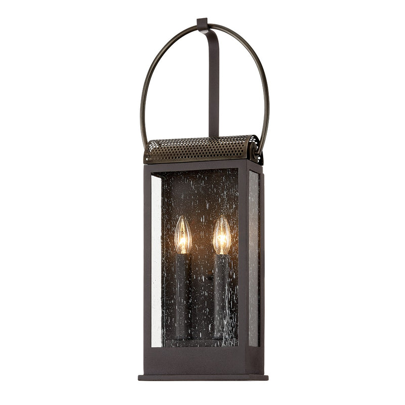 Troy Lighting B7422-HZ/BR Two Light Wall Sconce, Holmes Bronze/Brass