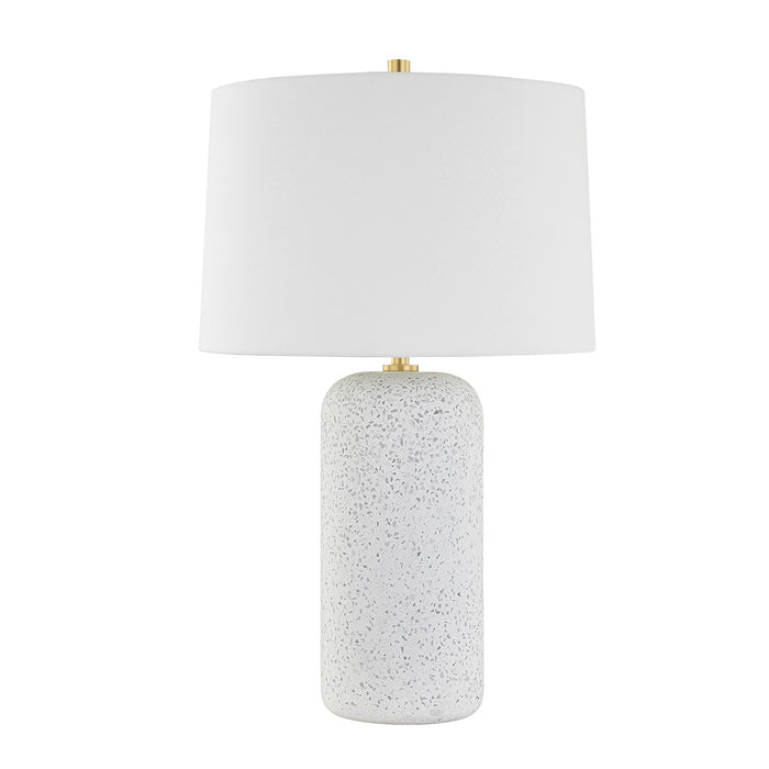 Mitzi HL710201-AGB One Light Table Lamp, Aged Brass