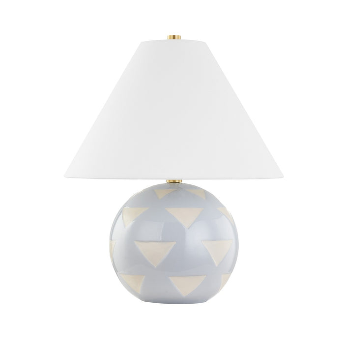 Mitzi HL714201B-AGB/CBO One Light Table Lamp, Aged Brass
