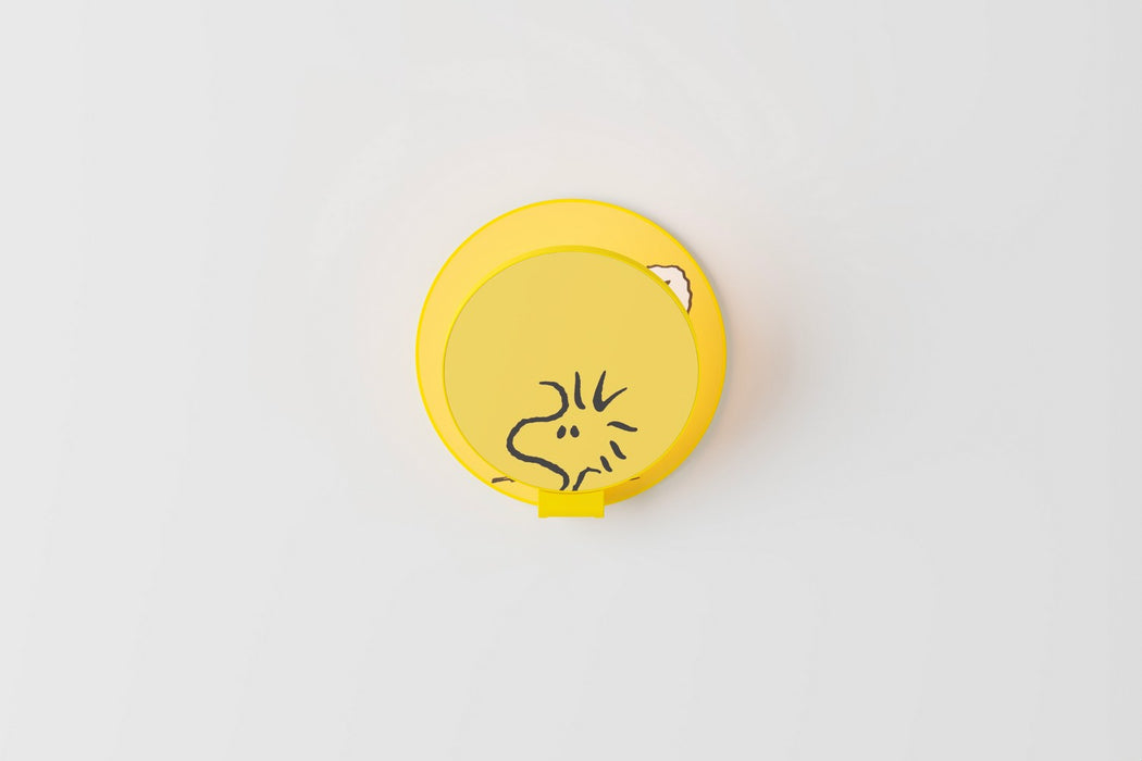 Koncept GRW-S-WSY-WO1-PI LED Wall Sconce, Matte Bright Yellow, Woodstock