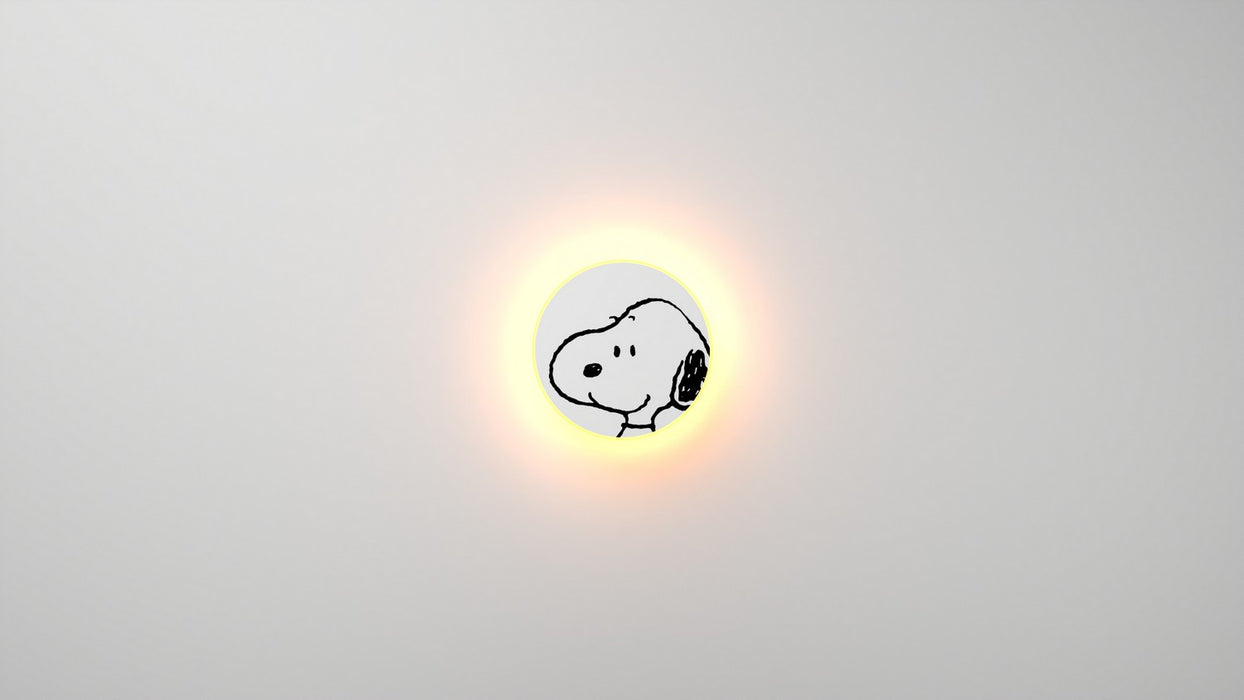 Koncept RMW-09-SW-SN1-HW LED Wall Sconce, Snoopy