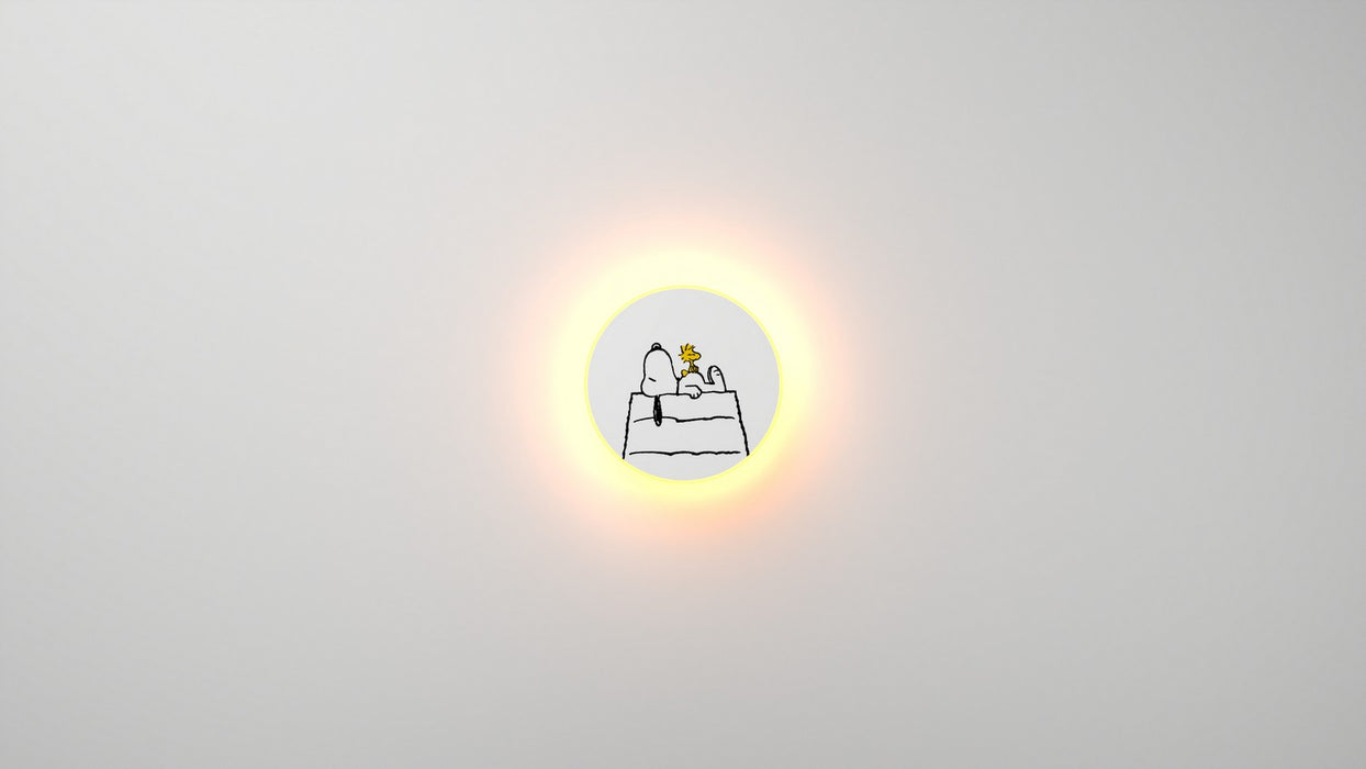 Koncept RMW-09-SW-SW1-HW LED Wall Sconce, Snoopy Woodstock