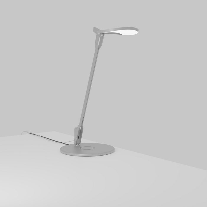 Koncept SPY-SIL-PRA-QCB LED Desk Lamp, Silver