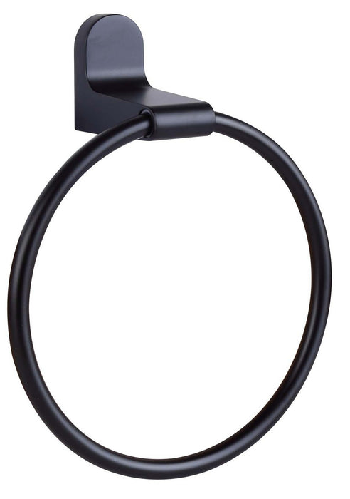 Canarm BA105A06BK Towel Ring, Matte Black