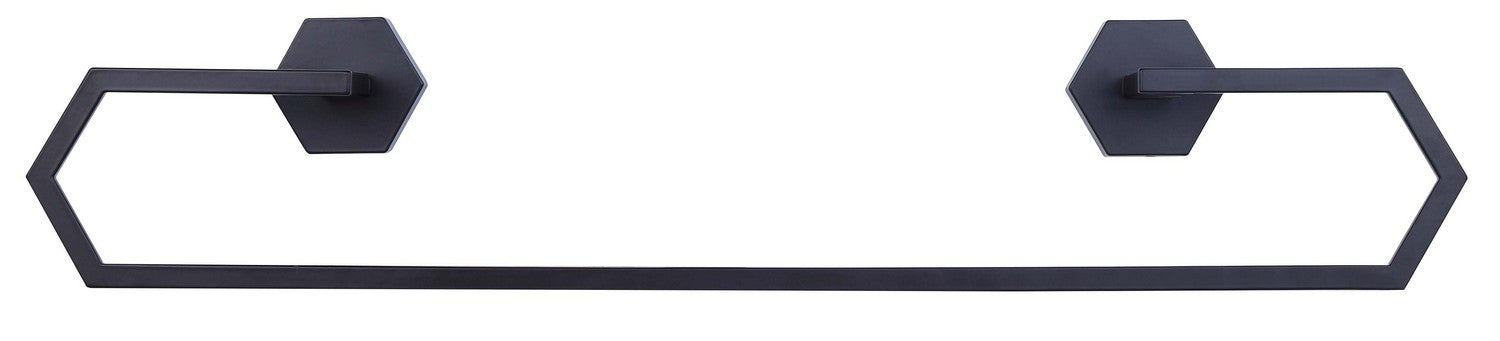 Canarm BA109A24BK Towel Bar, Matte Black
