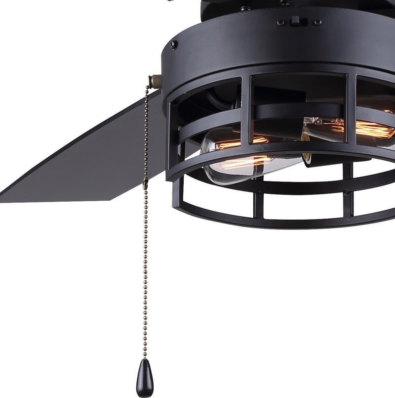 Canarm CF42ATT3BK 42"Ceiling Fan, Matte Black