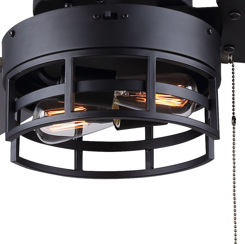 Canarm CF42ATT3BK 42"Ceiling Fan, Matte Black