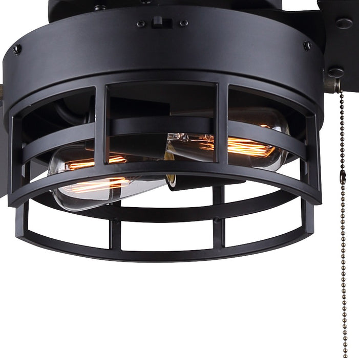 Canarm CF42ATT3BK 42"Ceiling Fan, Matte Black