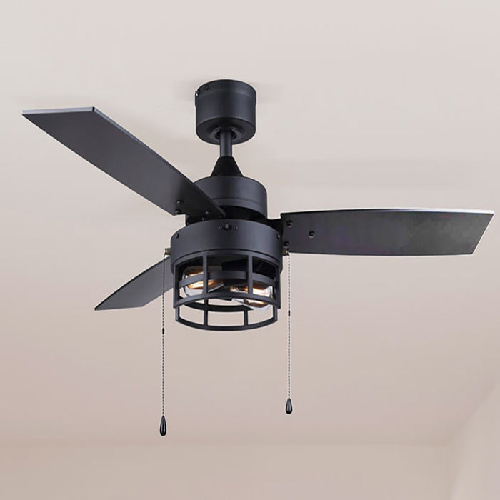 Canarm CF42ATT3BK 42"Ceiling Fan, Matte Black