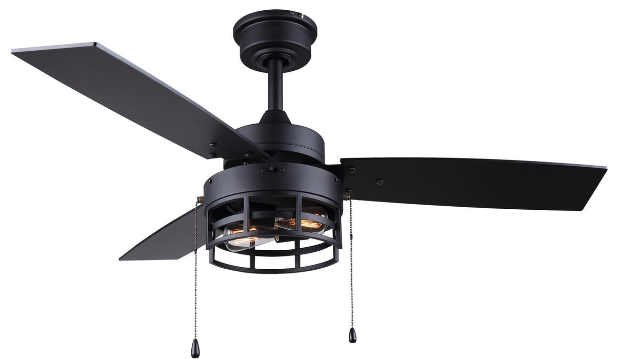 Canarm CF42ATT3BK 42"Ceiling Fan, Matte Black