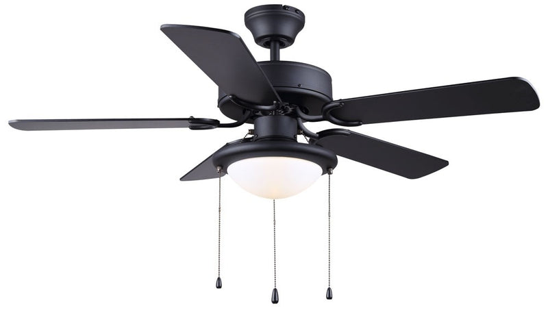 Canarm CF42ECL5BK 42"Ceiling Fan, Matte Black