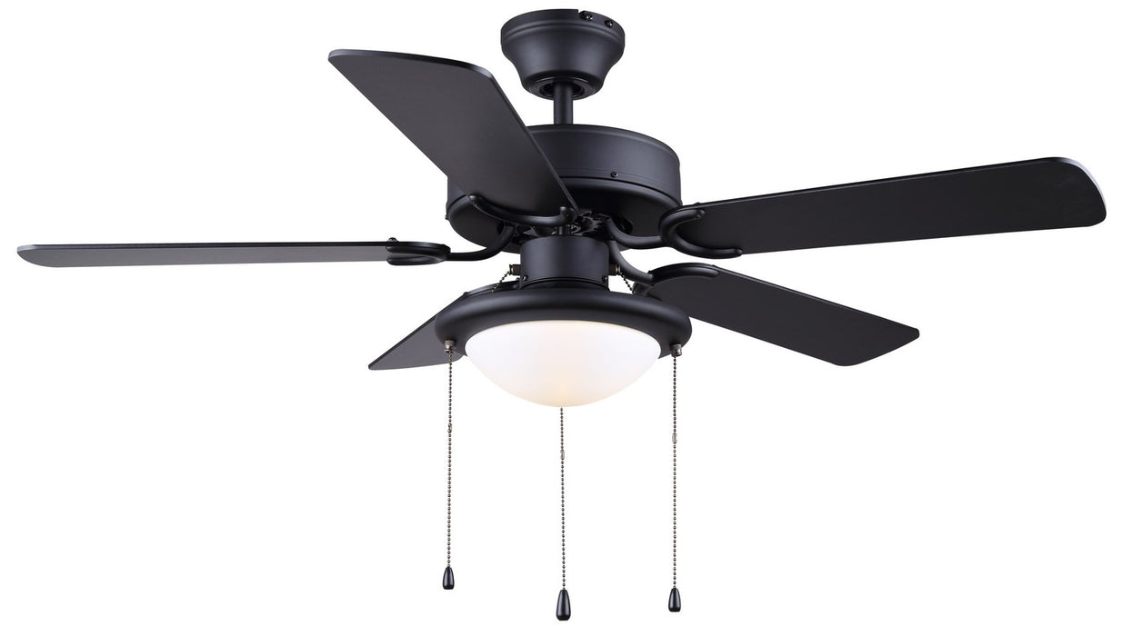 Canarm CF42ECL5BK 42"Ceiling Fan, Matte Black