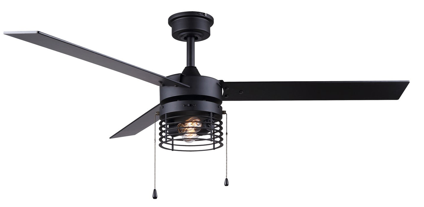 Canarm CF52ALD3BK 52"Ceiling Fan, Matte Black