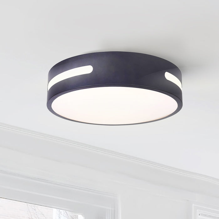 Canarm CL-19-13-BK LED Flush Mount, Black