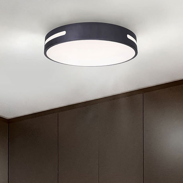 Canarm CL-19-20-BK LED Flush Mount, Black