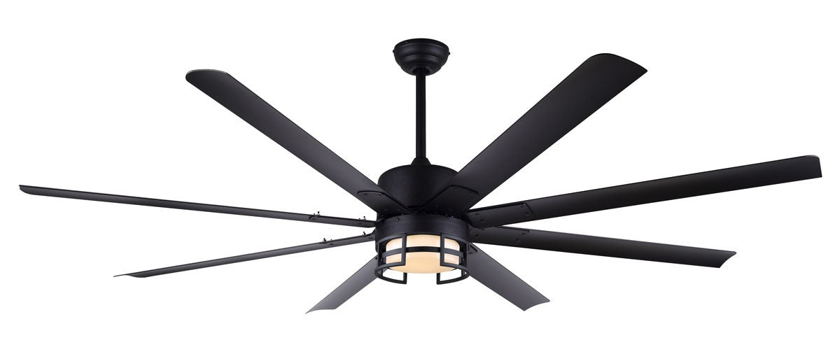 Canarm CP72EZR8BK 72"Ceiling Fan, Matte Black
