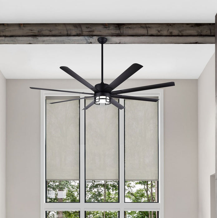 Canarm CP72EZR8BK 72"Ceiling Fan, Matte Black
