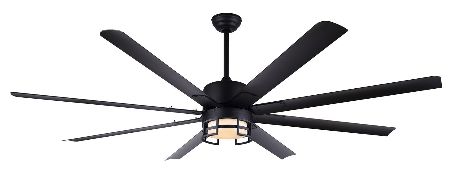 Canarm CP72EZR8BK 72"Ceiling Fan, Matte Black