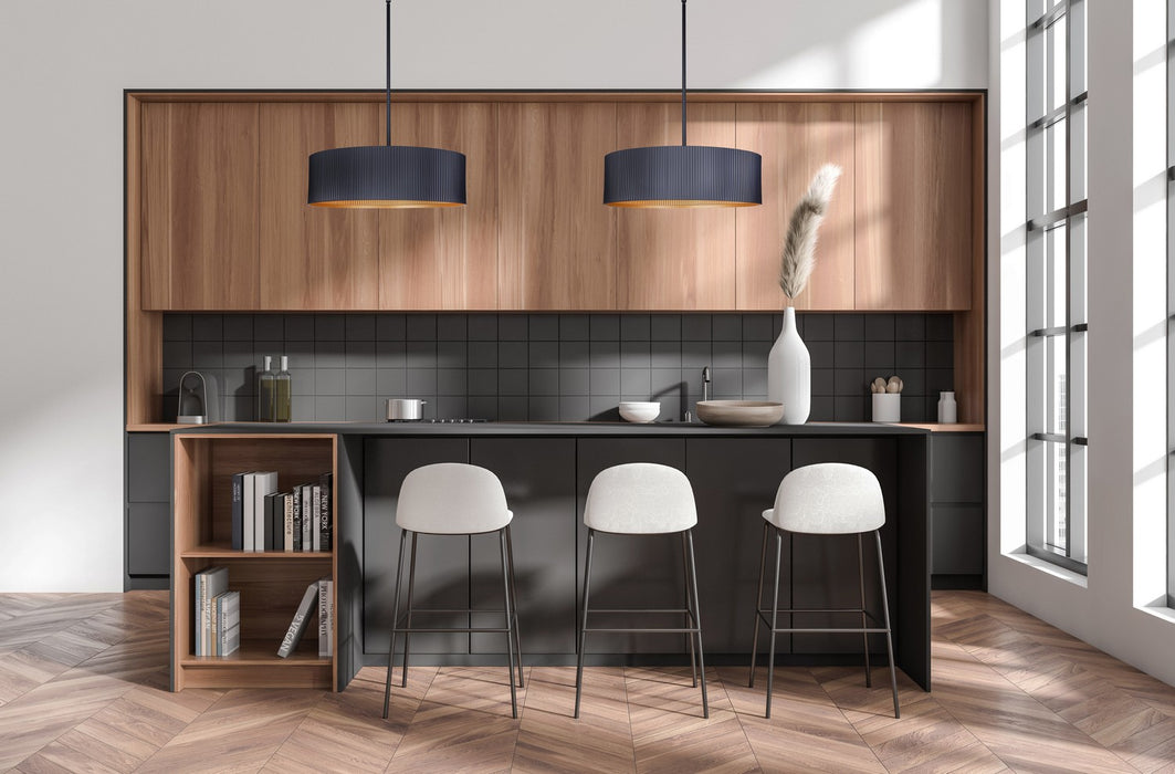Canarm ICH1119A03BK17 Three Light Chandelier, Matte Black
