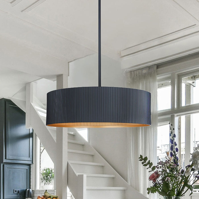 Canarm ICH1119A03BK22 Three Light Chandelier, Matte Black