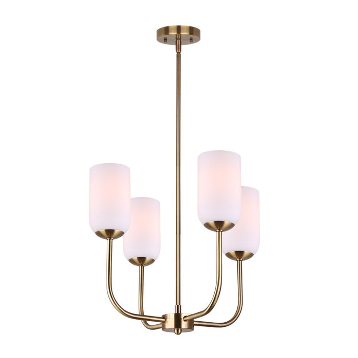 Canarm ICH1130A04GD Four Light Chandelier, Gold