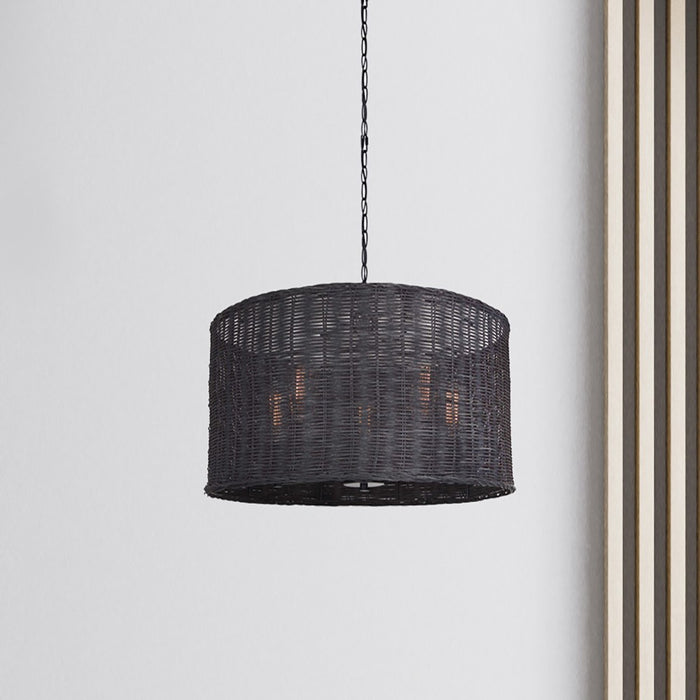 Canarm ICH2023B05BK23 Five Light Chandelier, Matte Black