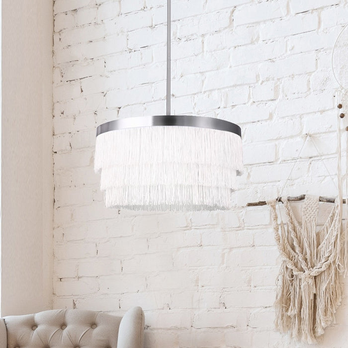 Canarm ICH2024B03BN18 Three Light Chandelier, Brushed Nickel