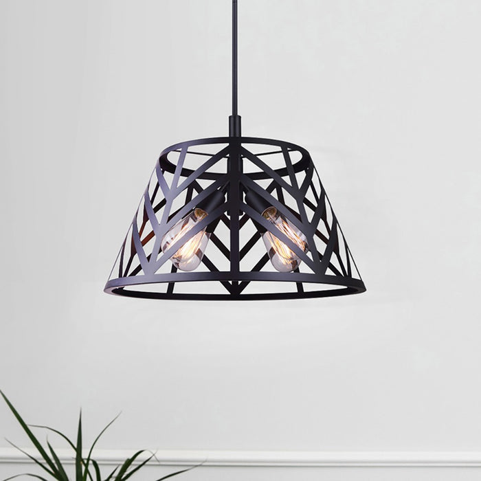 Canarm ICH635B04BK19 Four Light Chandelier, Matte Black