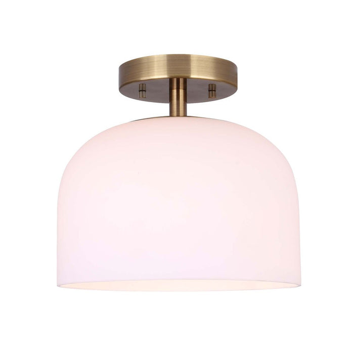 Canarm IFM1130A09GD One Light Flush Mount, Gold