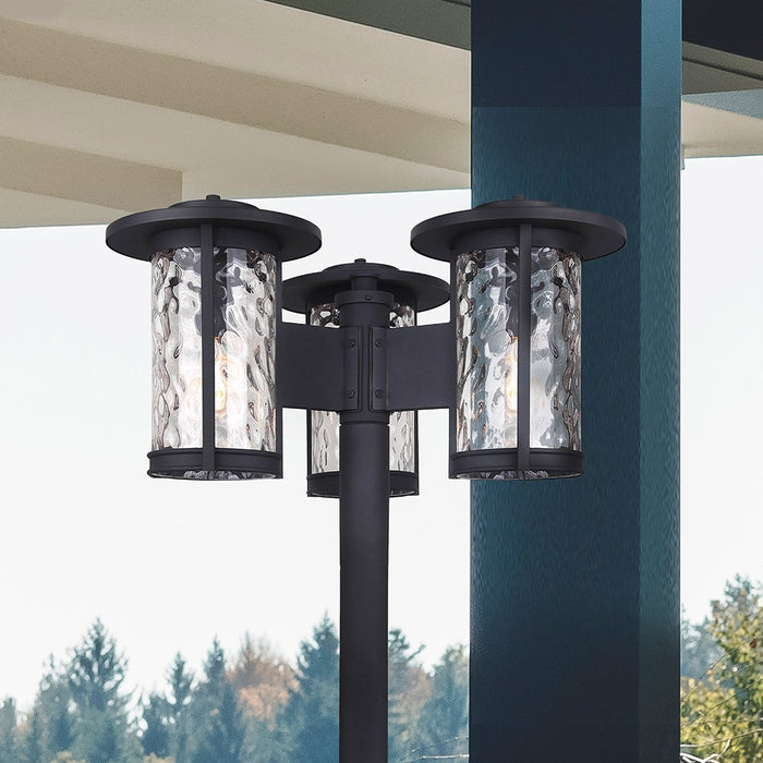 Canarm IOL568BK Three Light Outdoor Post Mount, Black