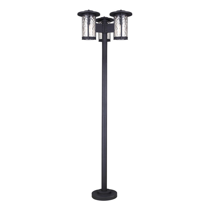 Canarm IOL568BK Three Light Outdoor Post Mount, Black
