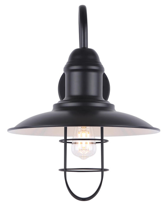 Canarm IOL569BK One Light Outdoor Lantern, Matte Black