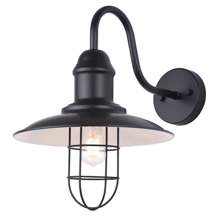 Canarm IOL569BK One Light Outdoor Lantern, Matte Black