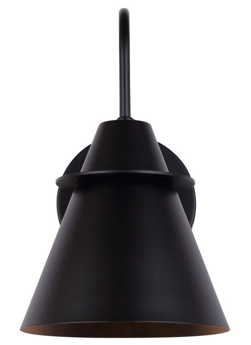 Canarm IOL596BK One Light Outdoor Lantern, Matte Black
