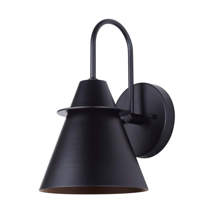 Canarm IOL596BK One Light Outdoor Lantern, Matte Black