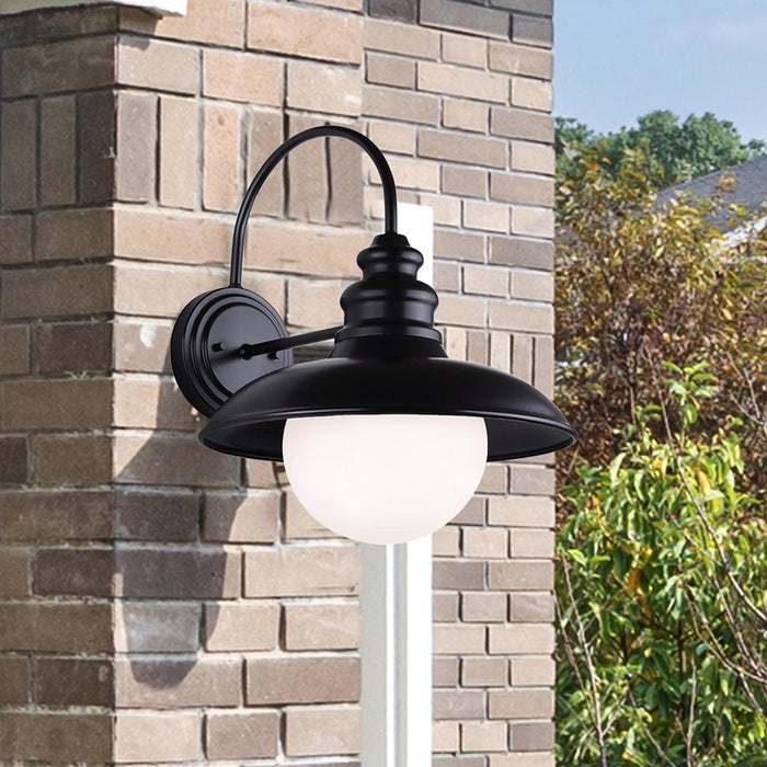 Canarm IOL598BK One Light Outdoor Lantern, Matte Black
