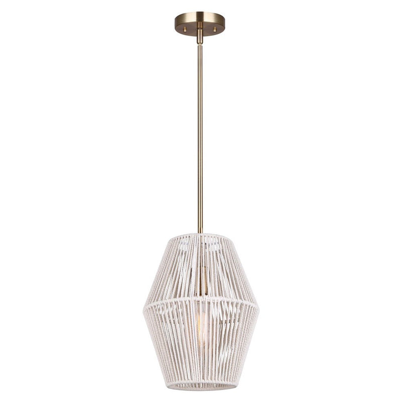 Canarm IPL1120A01GD One Light Pendant, Gold