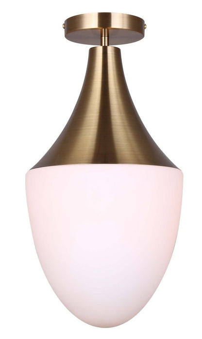 Canarm IPL1121A01GD One Light Pendant, Gold