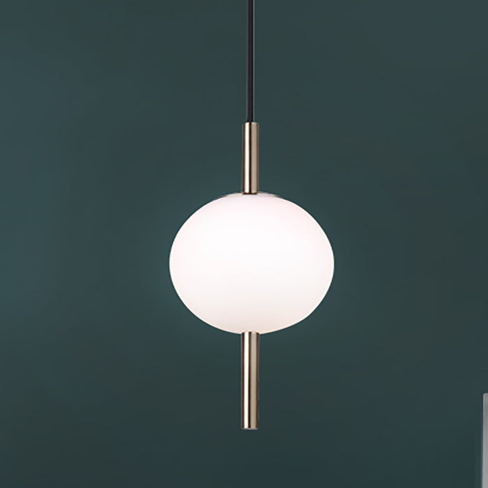 Canarm IPL1123A01GD9 One Light Pendant, Gold