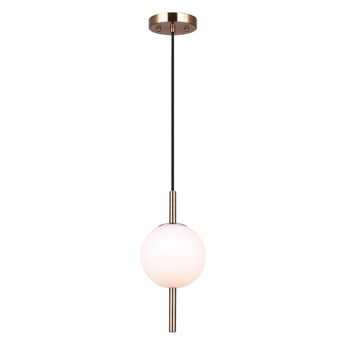 Canarm IPL1123A01GD9 One Light Pendant, Gold