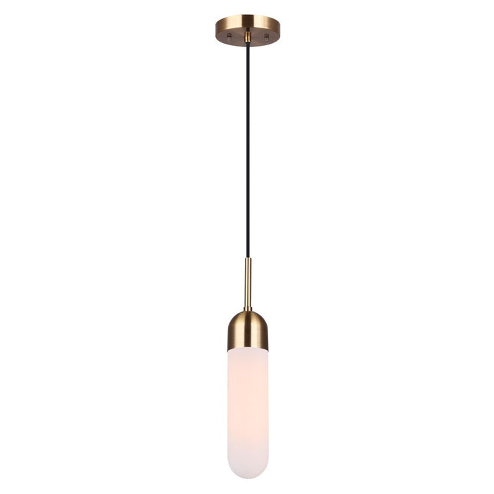 Canarm IPL1126A01GD One Light Pendant, Gold