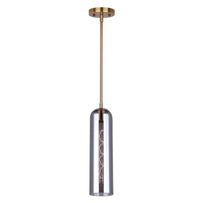 Canarm IPL740B01GD One Light Pendant, Gold