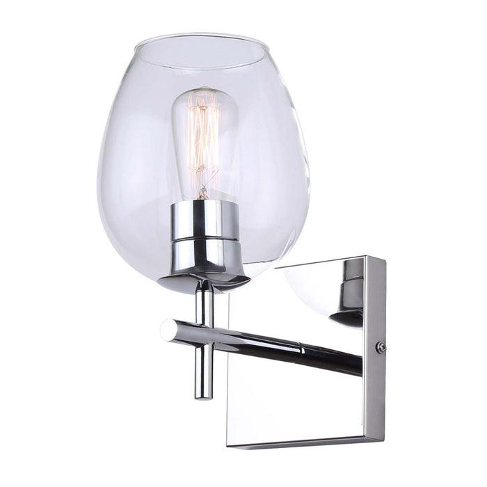 Canarm IVL1019A01CH One Light Vanity, Chrome