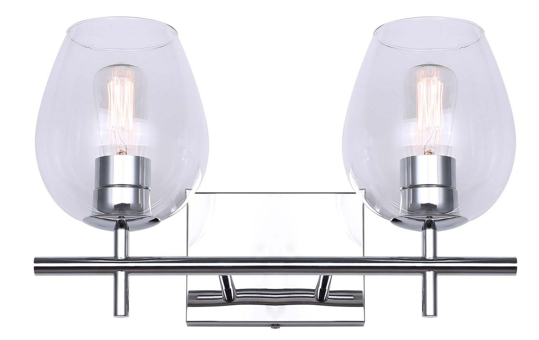 Canarm IVL1019A02CH Two Light Vanity, Chrome