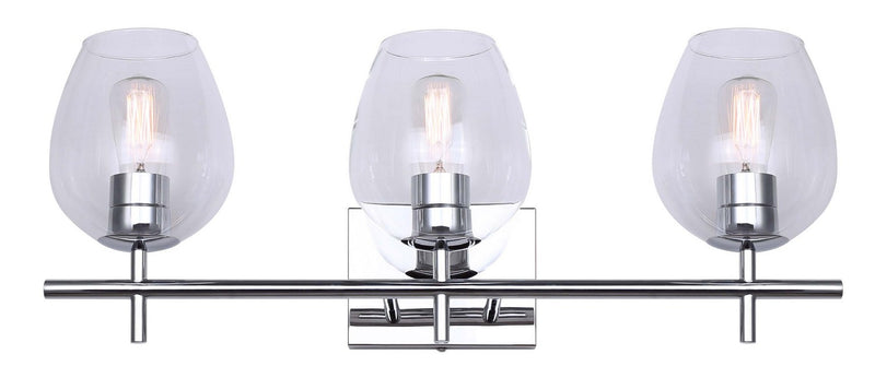 Canarm IVL1019A03CH Three Light Vanity, Chrome