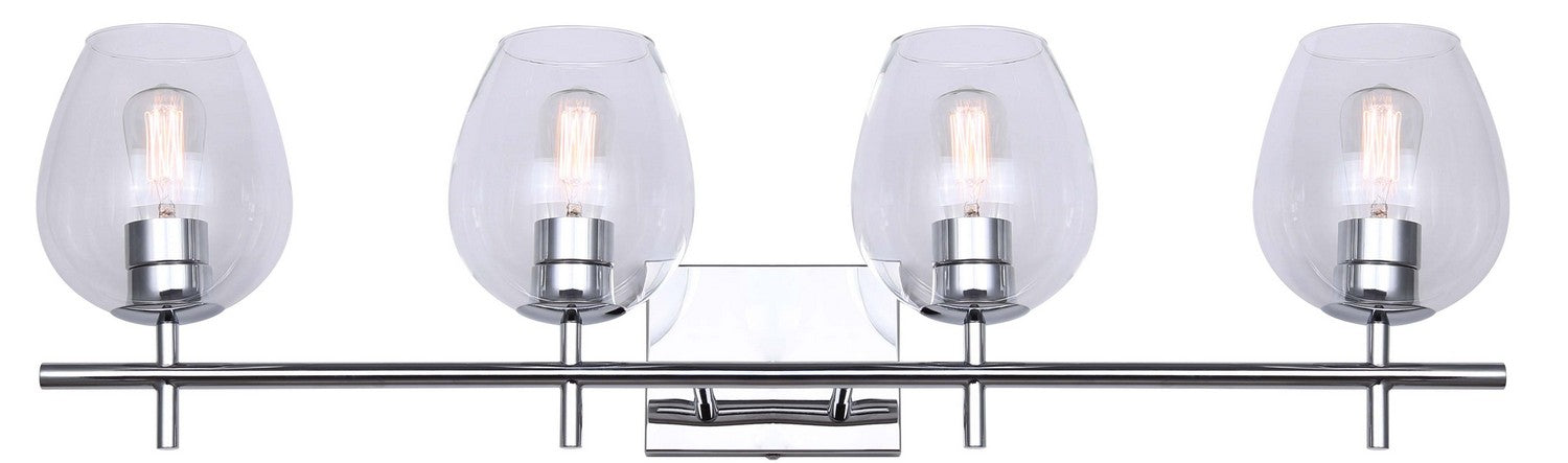 Canarm IVL1019A04CH Four Light Vanity, Chrome